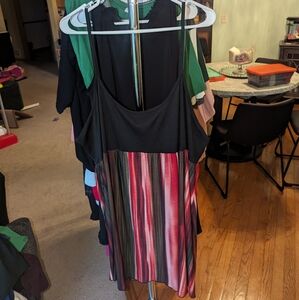 💙Striped spaghetti strapped mini dress 4x